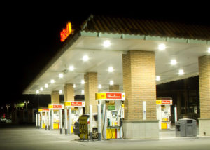 Lawrence & Sons Gas Station LED Lighting